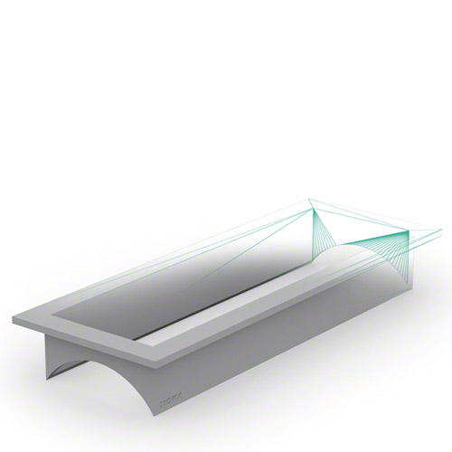 PVC  Aufsatzrahmen für Zu- und Abluftgitter 
