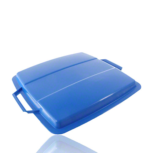 Deckel für Mehrzweck-Behälter, eckige Form, 90 Liter, Farbe blau